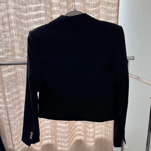 White House Black Market Black Blazer with Silver Buttons - Picture 4 of 4